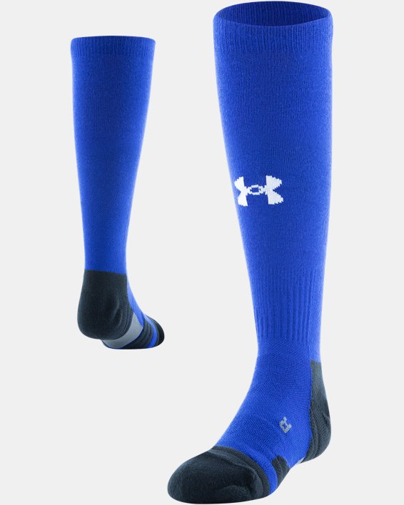 Kids' UA Team Over-The-Calf Socks, Blue, pdpMainDesktop image number 0